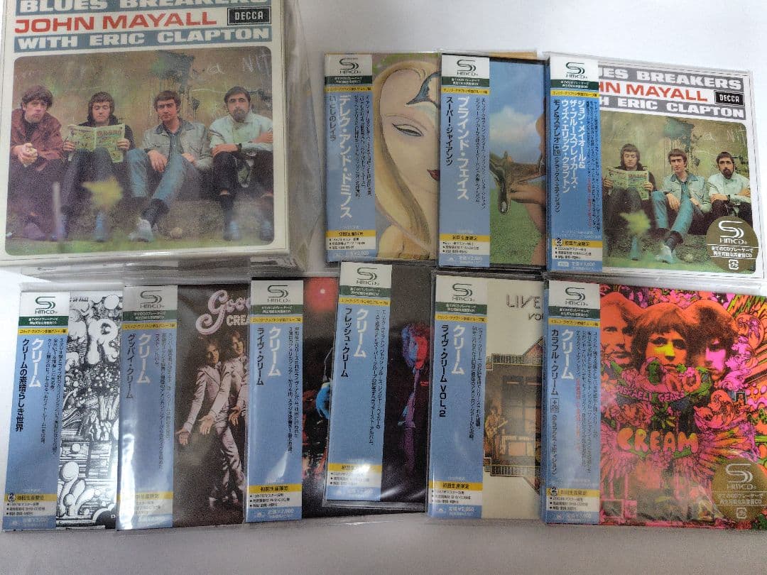 新品　紙ジャケ SHM-CD 9タイトル　BOXセット　エリック・クラプトン関連