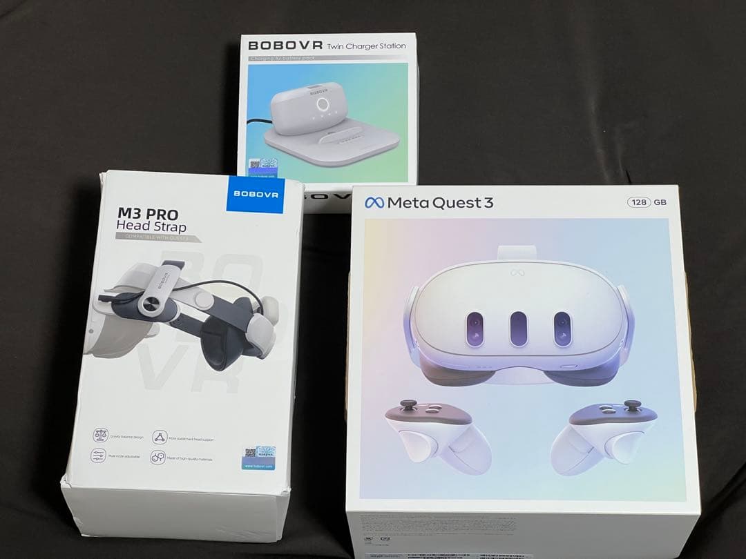  Quest 3 128GB & BOBOVRストラップ