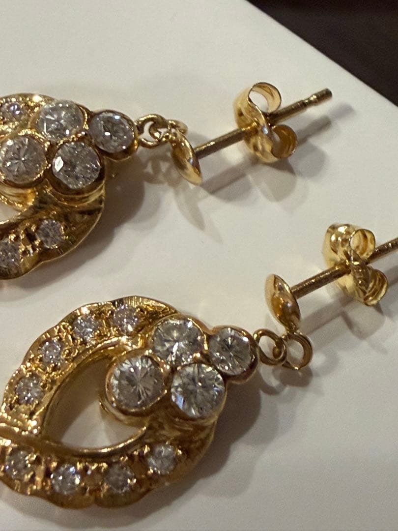 ダイヤモンド❤️k18 18金　　ピアス