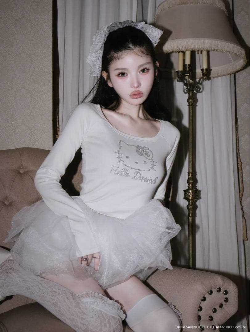 Darich Hello DarichコンパクトロングTシャツ