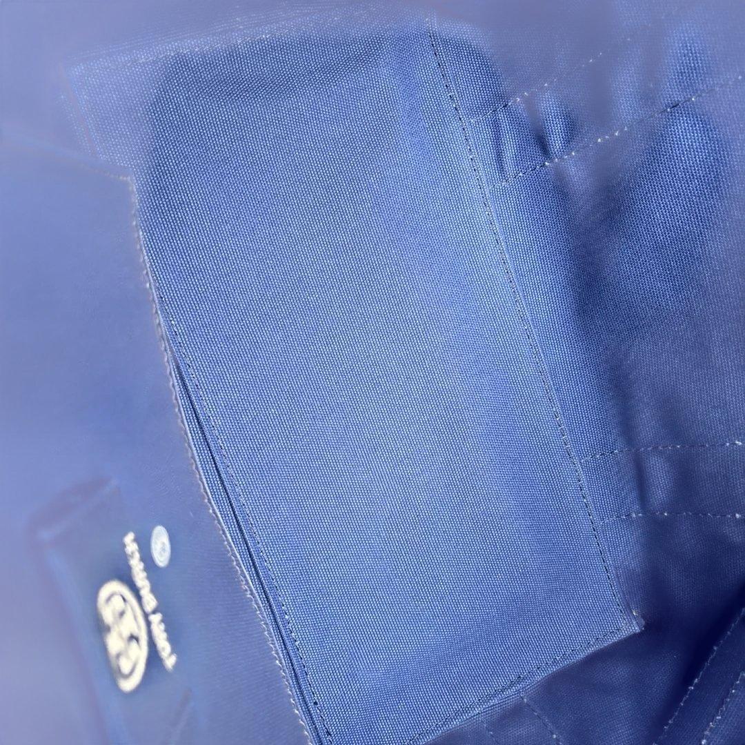 【美品】TORY BURCHトートバッグ ナイロン NVY ビッグロゴ