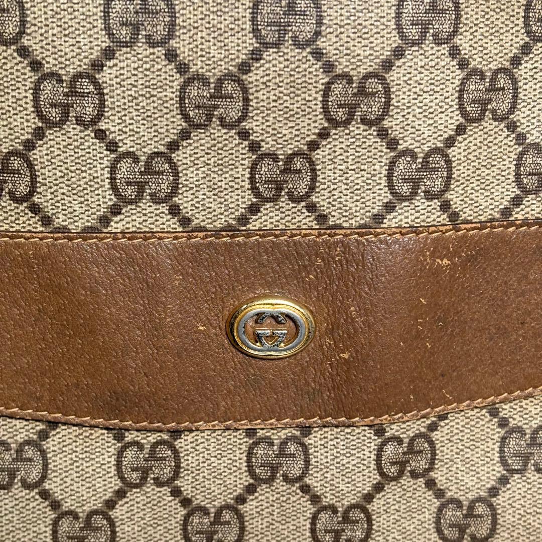 GUCCI トートバッグ　PVC 総柄　肩掛け　ワンショルダー