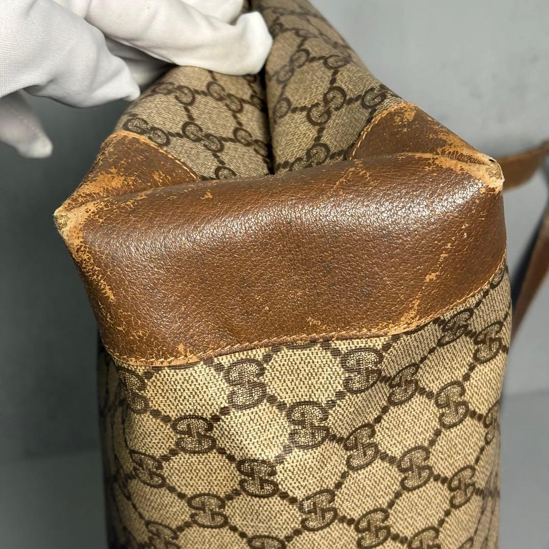 GUCCI トートバッグ　PVC 総柄　肩掛け　ワンショルダー