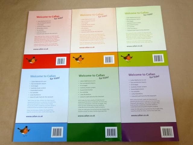 Callan for Kids カランキッズ カランメソッド テキスト 全6冊