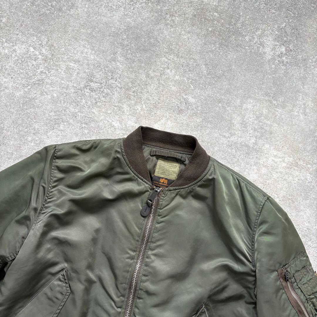 【ALPHA INDUSTRIES】90s ma-1 フライトジャケット 米国製