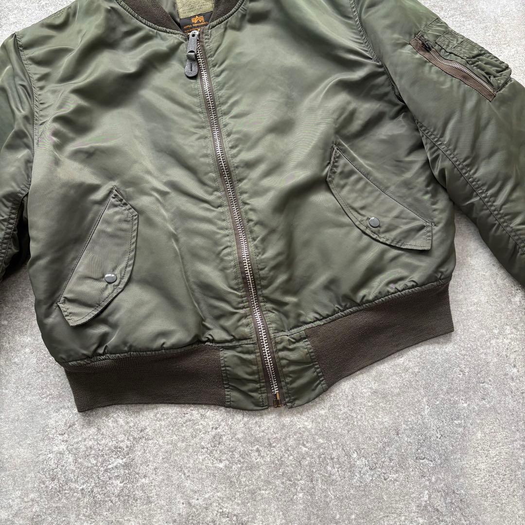 【ALPHA INDUSTRIES】90s ma-1 フライトジャケット 米国製