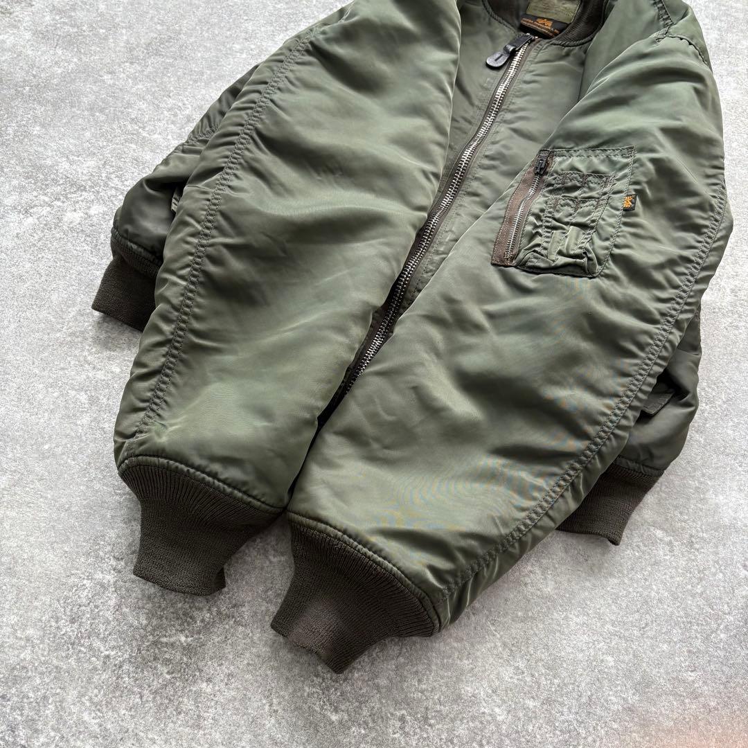 【ALPHA INDUSTRIES】90s ma-1 フライトジャケット 米国製
