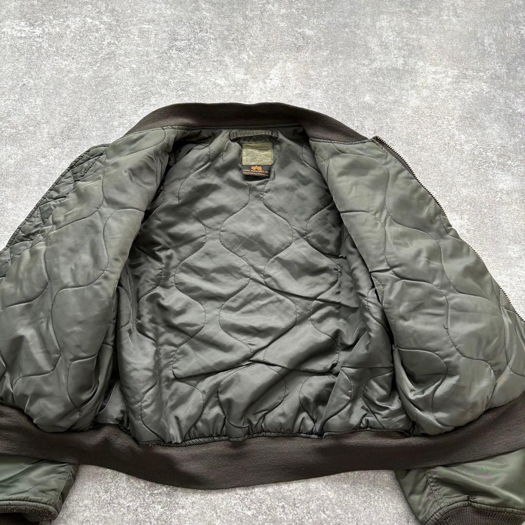 【ALPHA INDUSTRIES】90s ma-1 フライトジャケット 米国製