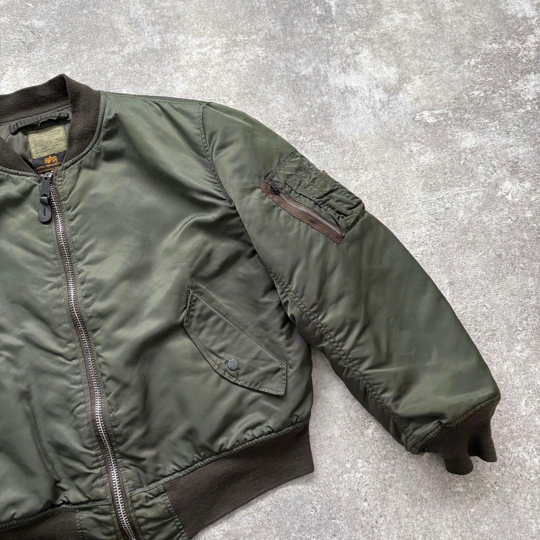【ALPHA INDUSTRIES】90s ma-1 フライトジャケット 米国製