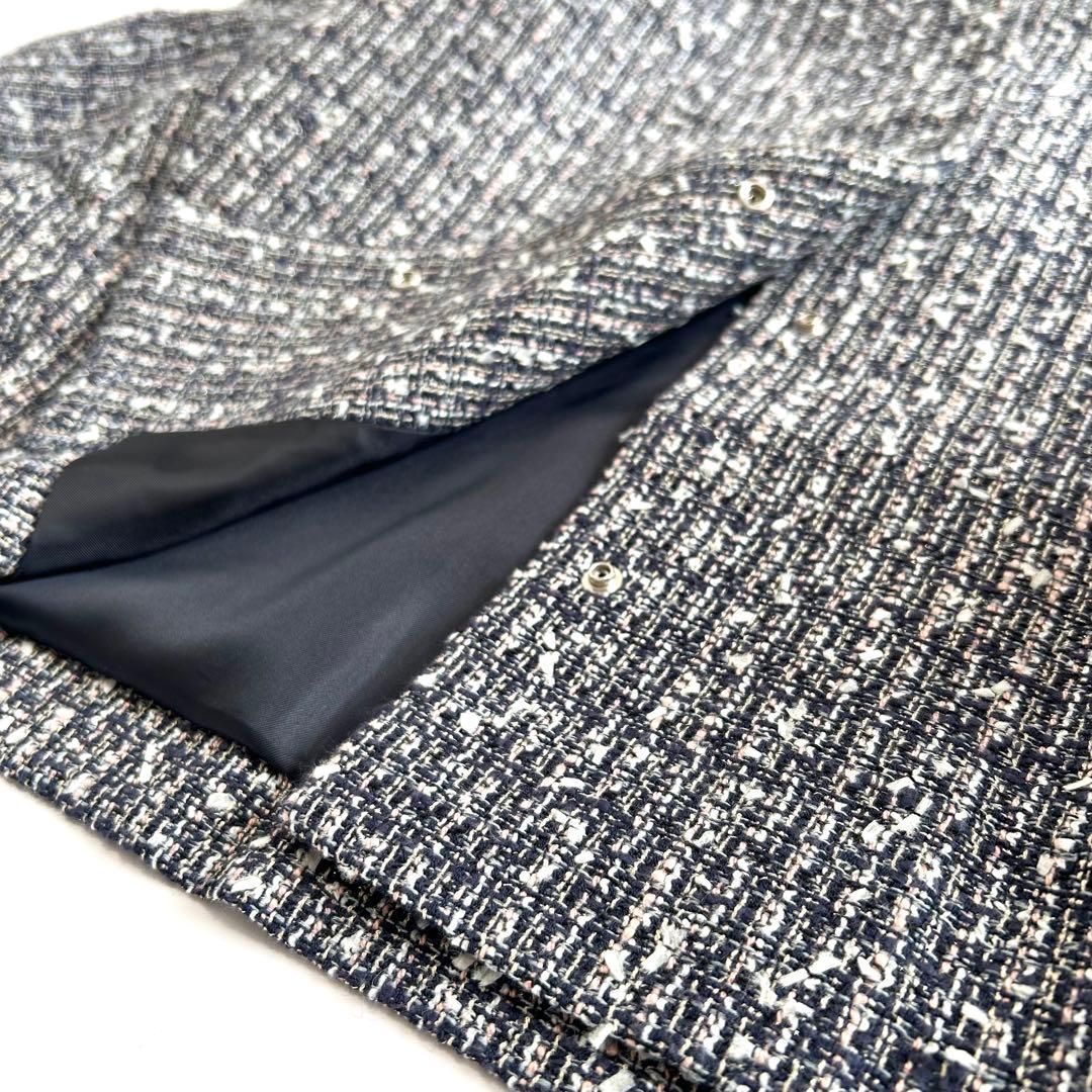 ⭐️極美品⭐️ ヨリ　yori ミックスツイードジャケット　ゆったり　オーバーサイズ