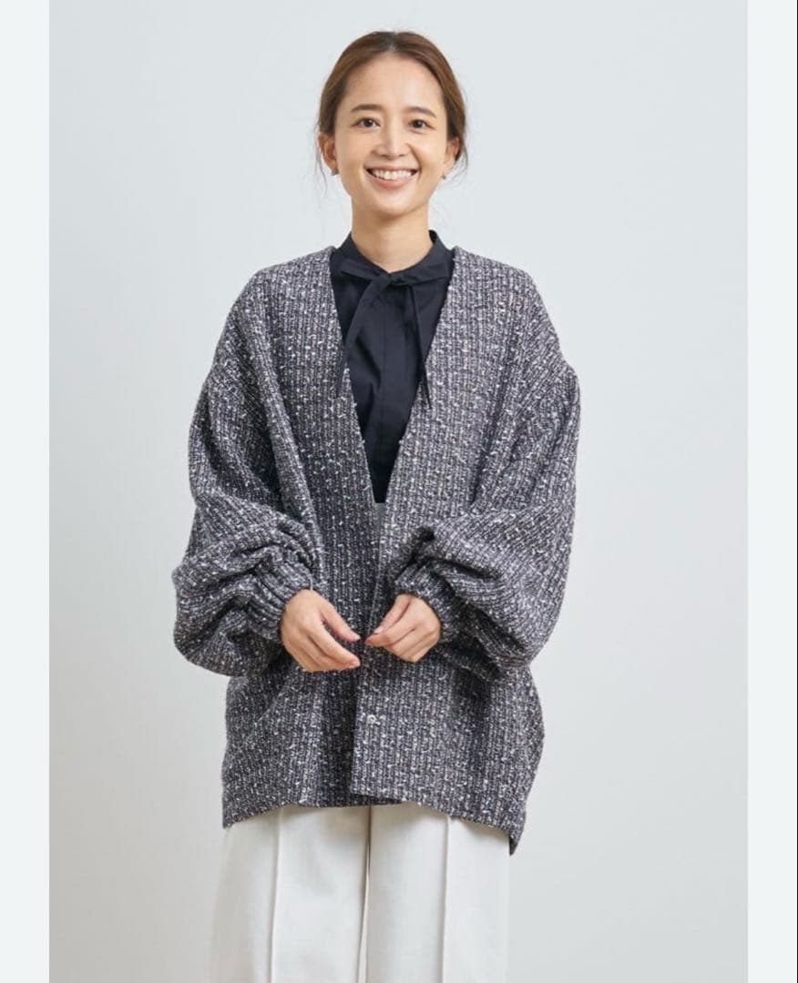 ⭐️極美品⭐️ ヨリ　yori ミックスツイードジャケット　ゆったり　オーバーサイズ