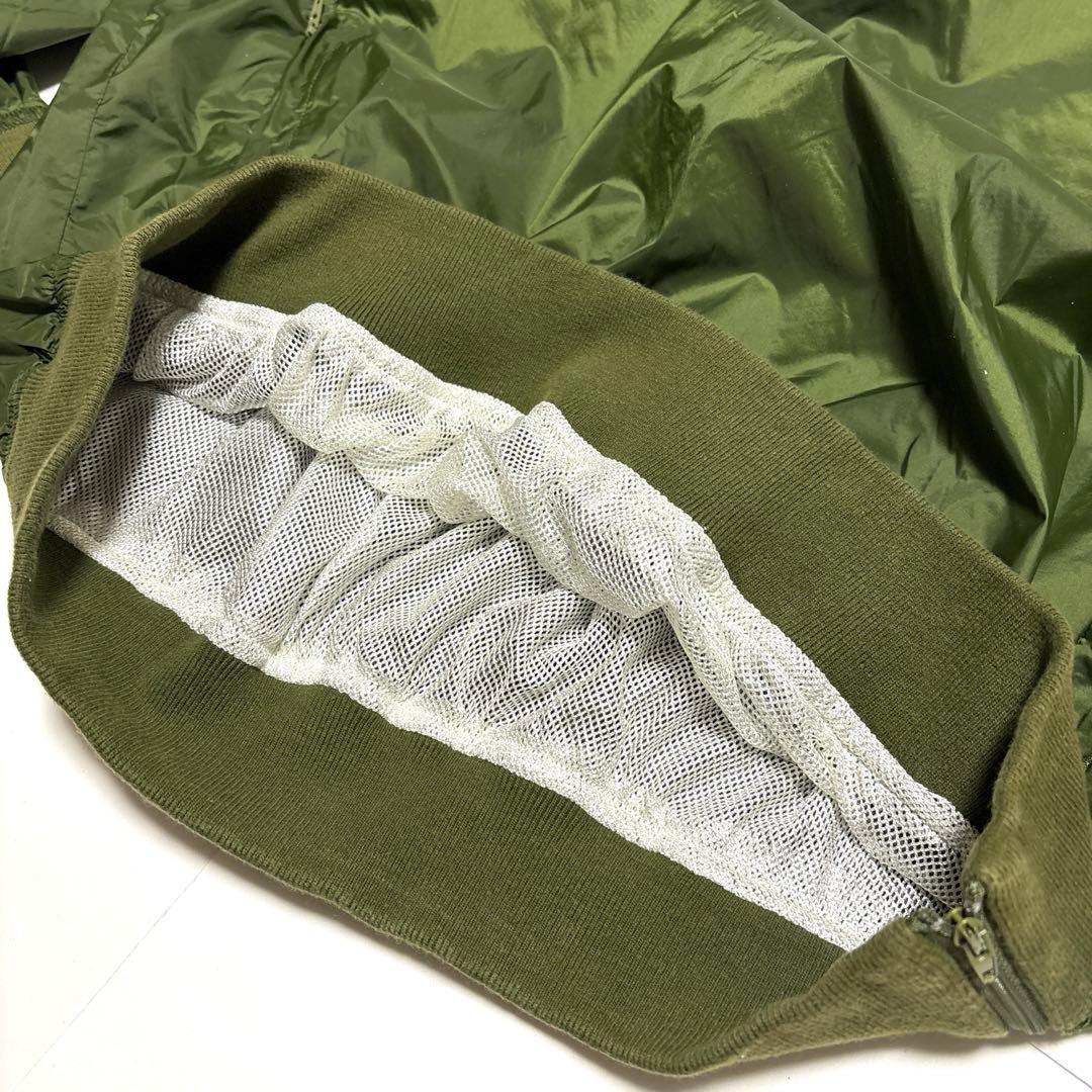 希少サイズ　パーリーゲイツ　蓄熱裏地　防寒スニード　ロゴプリント　カーキサイズ7