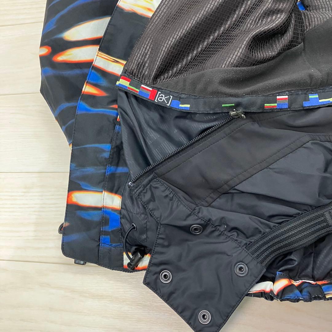 BURTON 総柄 スキーウェア ボードウェア AK GOR-TEX 青系 S