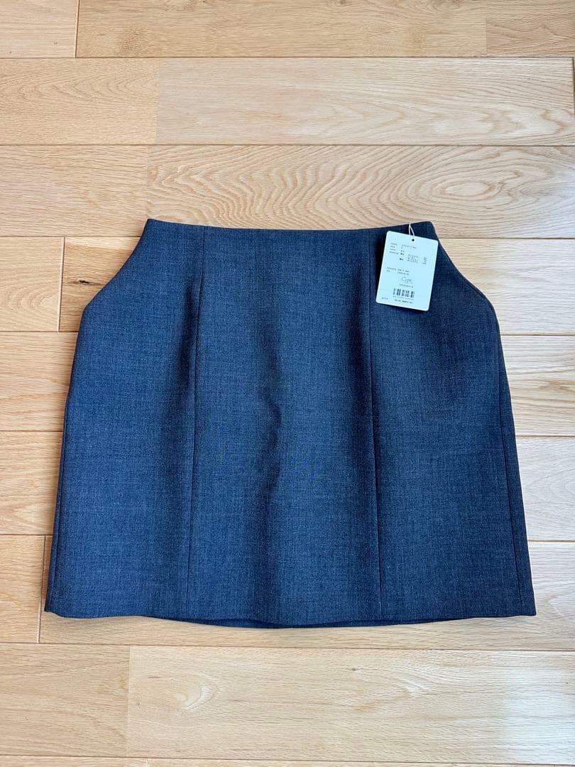 【新品】Cygne ミニスカート Katy グレー サイズ0