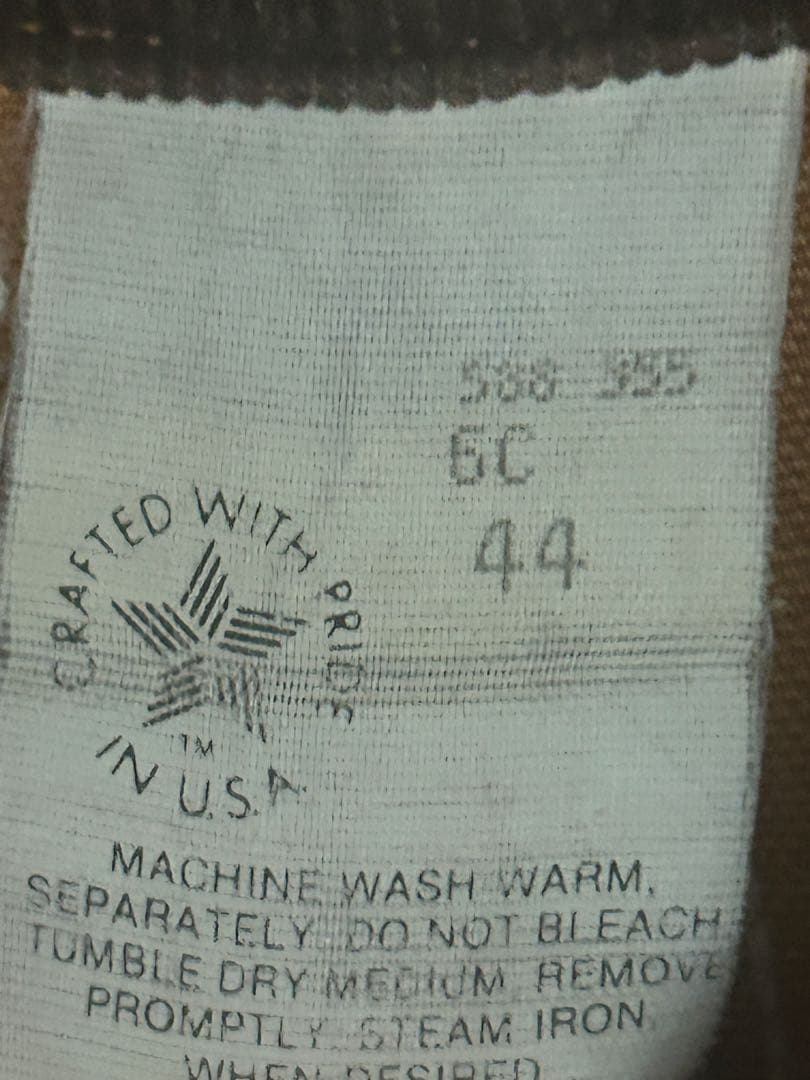 USA製 Carhartt ミシガンコート 星タグ RN14806