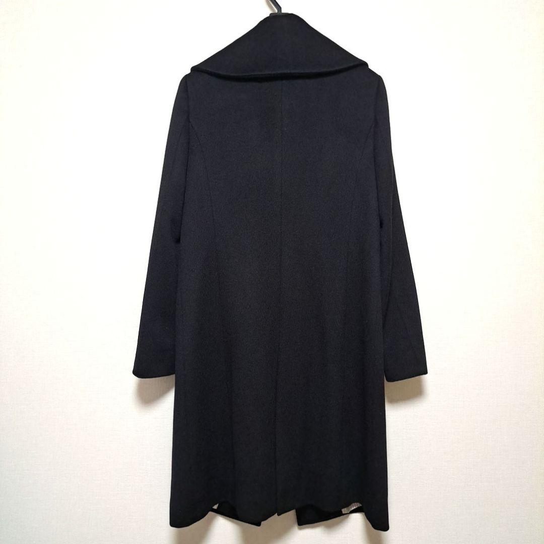 [美品]23区×ロロ・ピアーナコラボ ブラックロングコート38