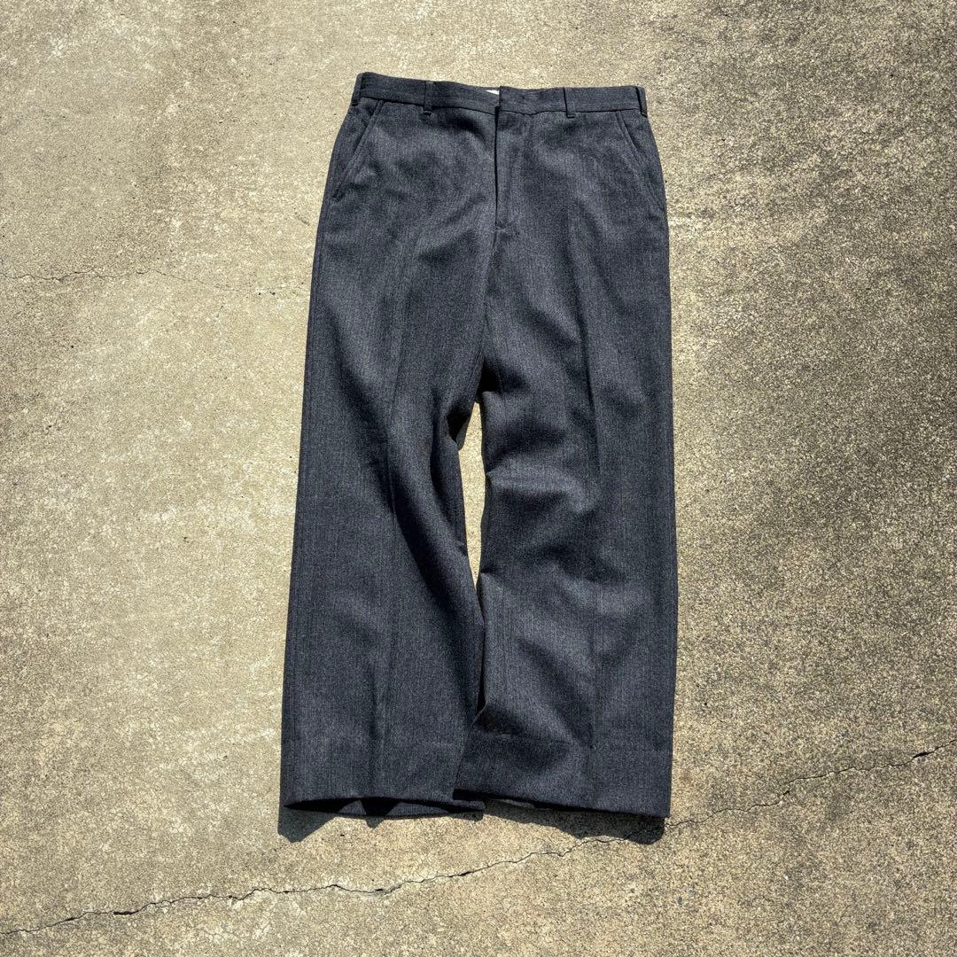 パンツ 70s-80s rocket TALON zip wool slack pant