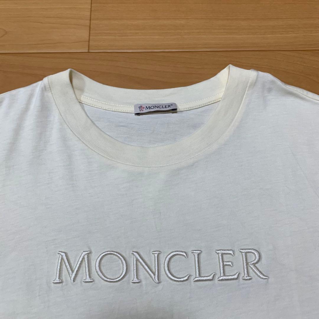 最新新品同様★ MONCLER 2025レディース　刺繍ロゴTシャツ　4S462