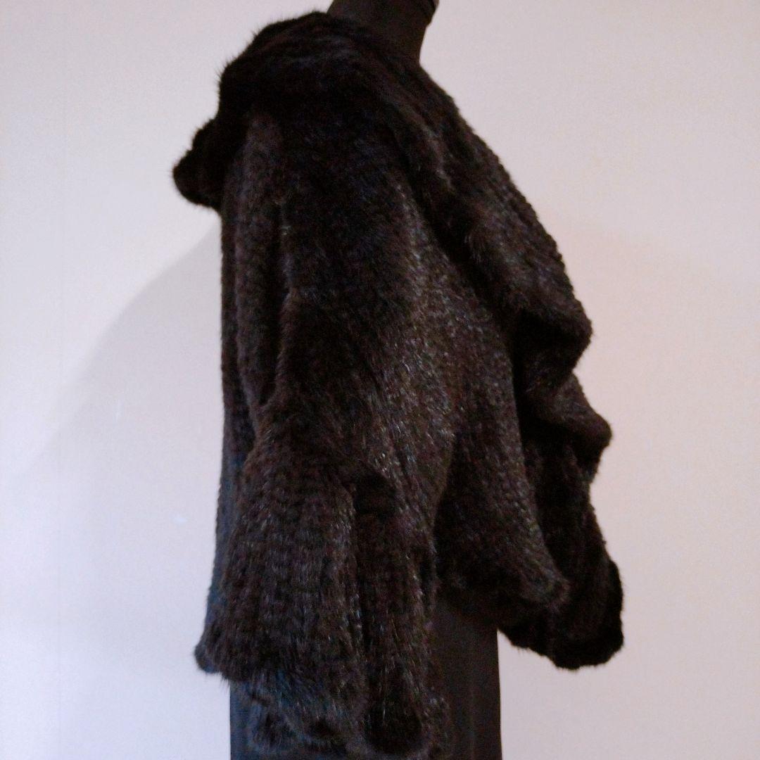 【未使用】MASABARDO ミンクヤーン　ジャケット　ベルスリーブ　タグ付き