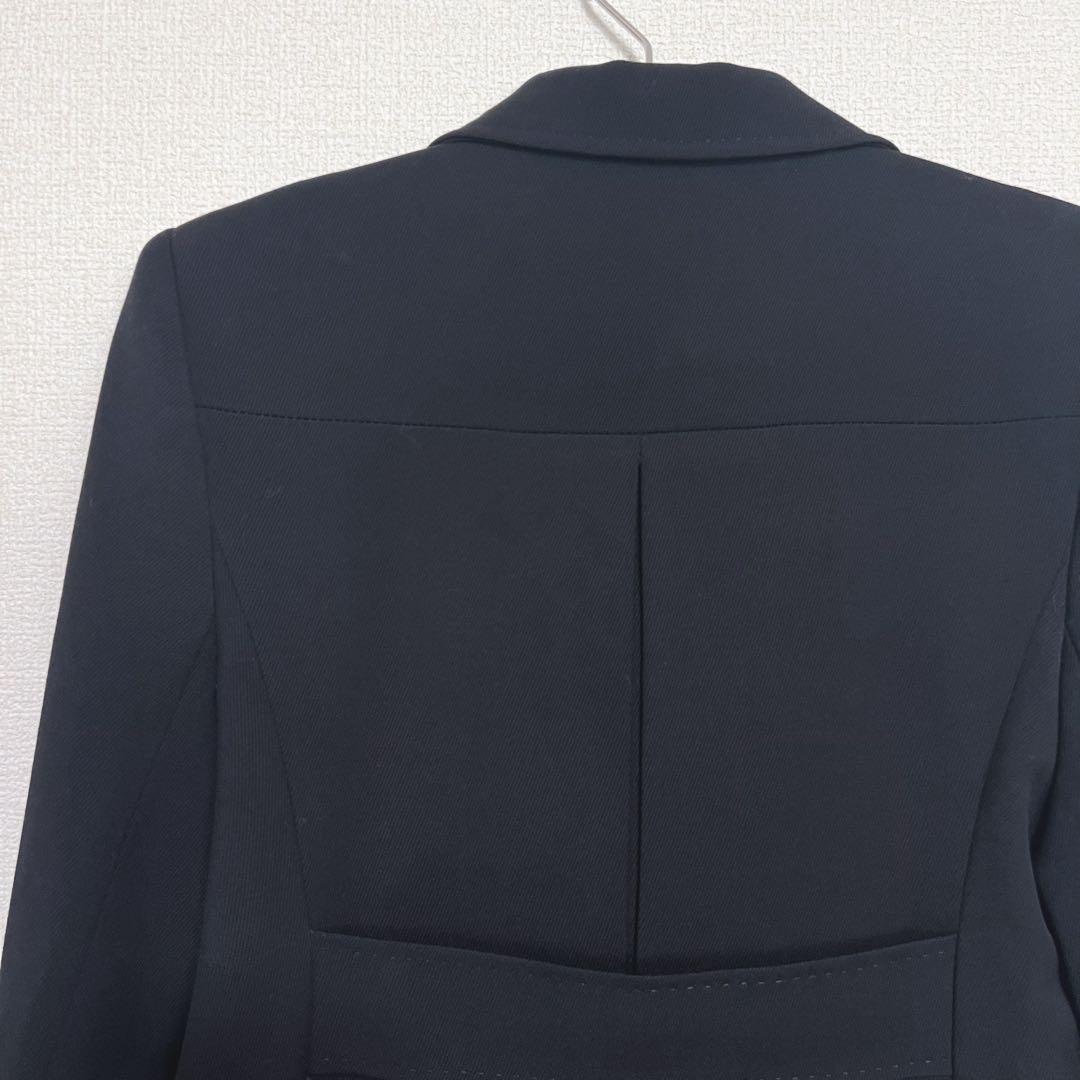 バレンシアガ ロングコート　ブラック