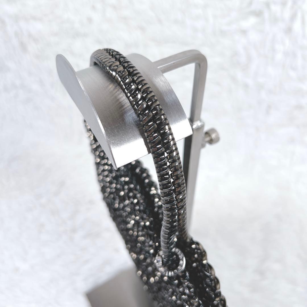 美品✨アンテプリマ スタンダード スクエア ミディアム ブラック チェーン付