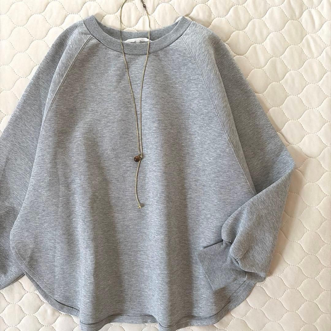 【25SS美品】BEARDSLEY ダンボールサークルプルオーバー　グレー