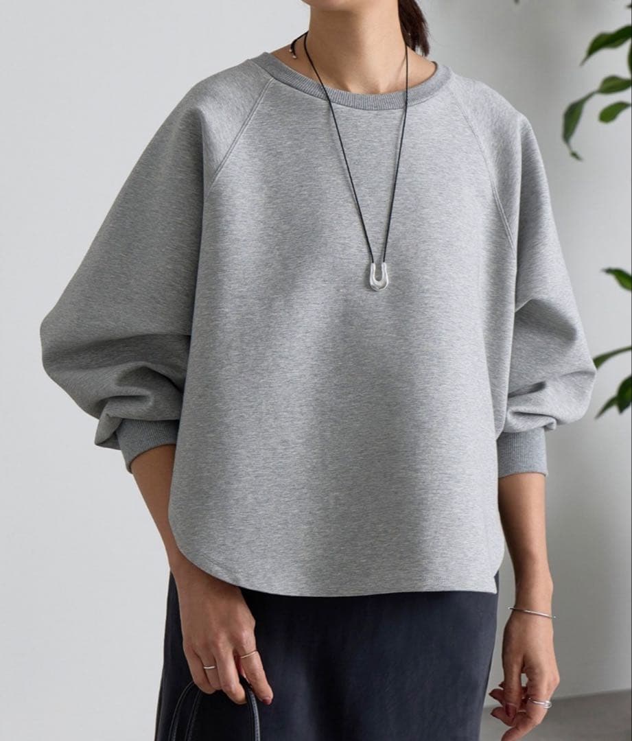 【25SS美品】BEARDSLEY ダンボールサークルプルオーバー　グレー