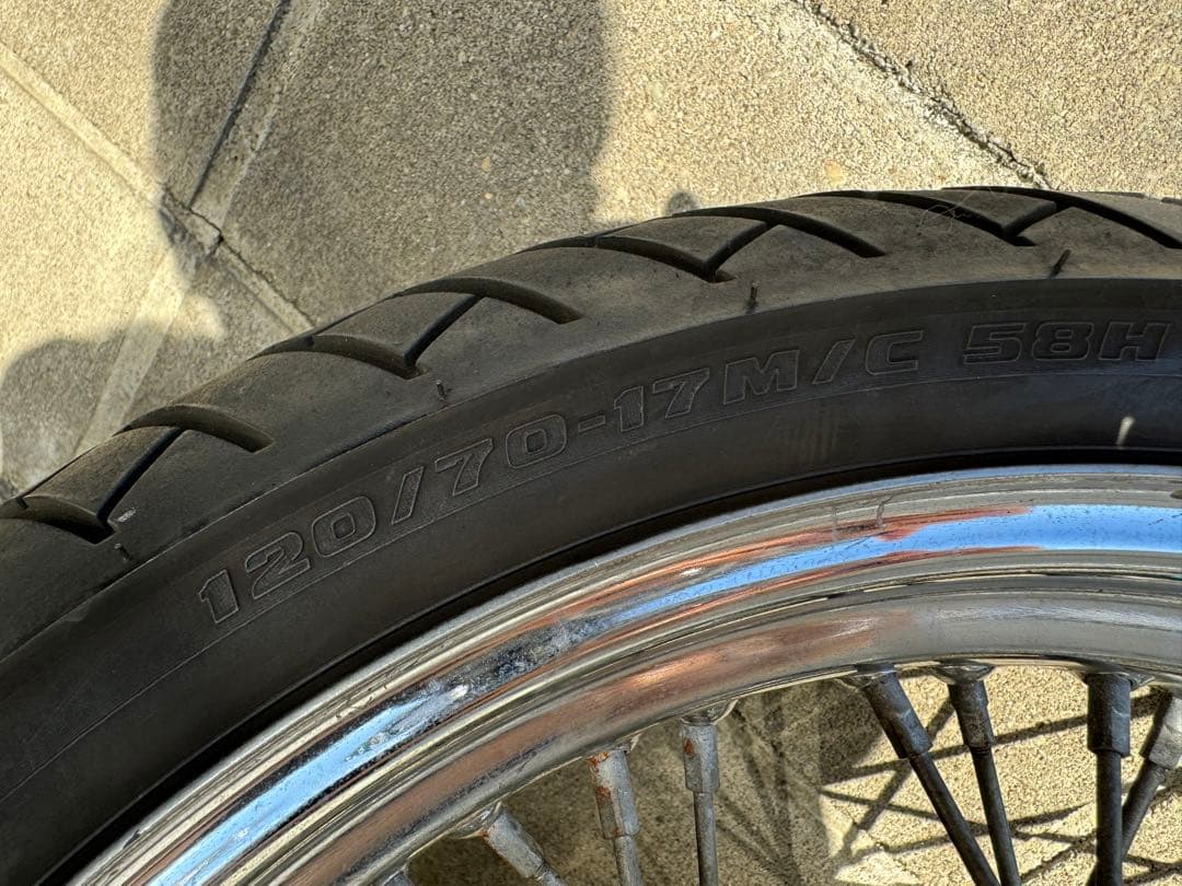 【skmtkznr】 ゼファー750RS 純正 スポーク ホイール