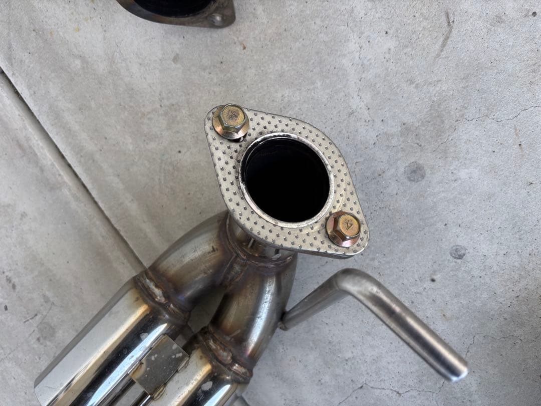 ワゴンr mh23s用ステンレスマフラー　美品