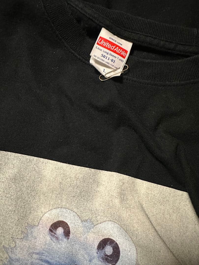 【中古】PUPPET SUNSUN 長袖Tシャツ　黒Lサイズ2着