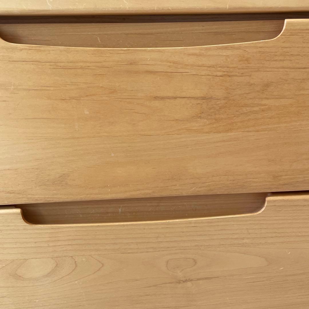 値下げ‼︎ISSEIKI◾️無垢材◾️ナチュラルウッド チェスト 9引出し