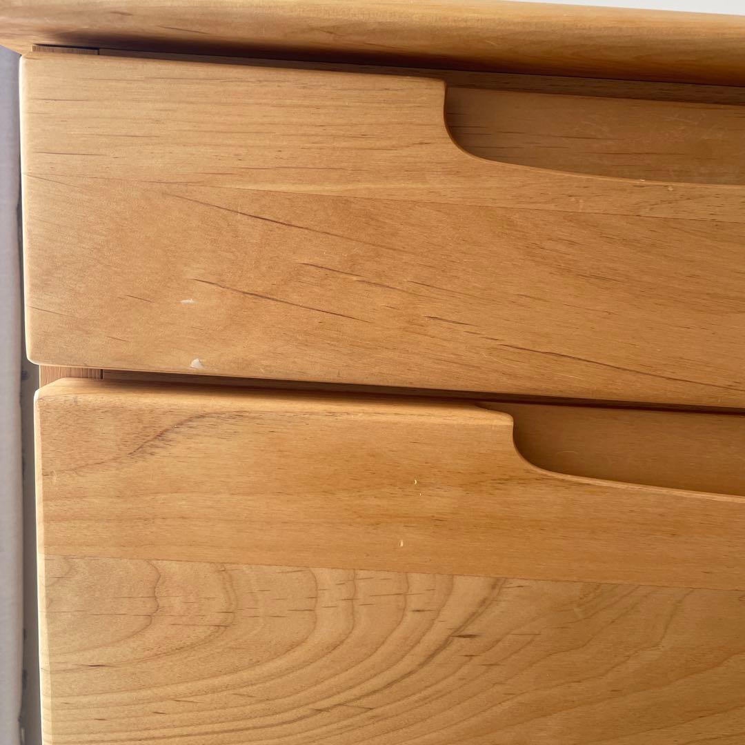 値下げ‼︎ISSEIKI◾️無垢材◾️ナチュラルウッド チェスト 9引出し