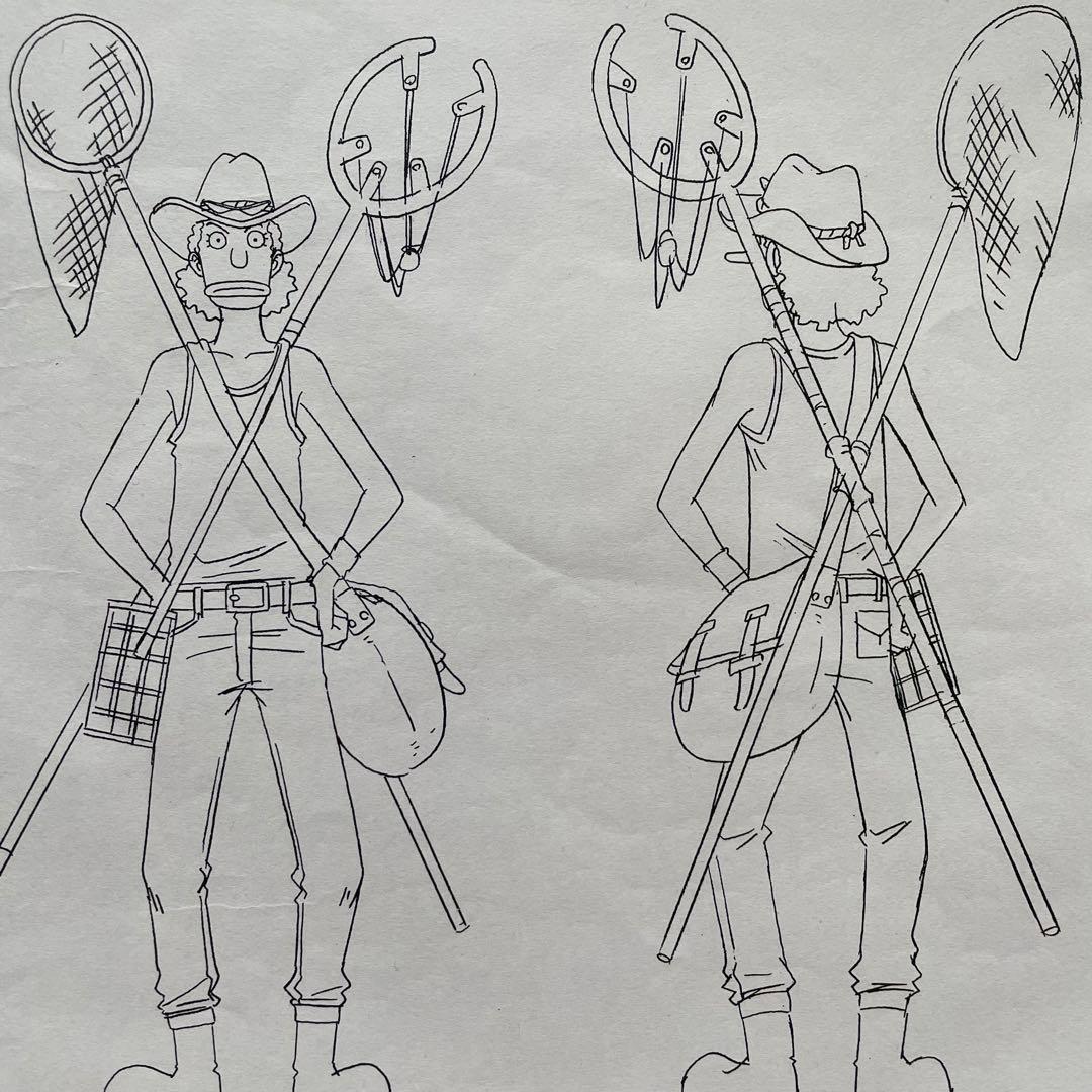 決定稿 1枚 設定資料 ウソップ Usopp ワンピース ONE PIECE