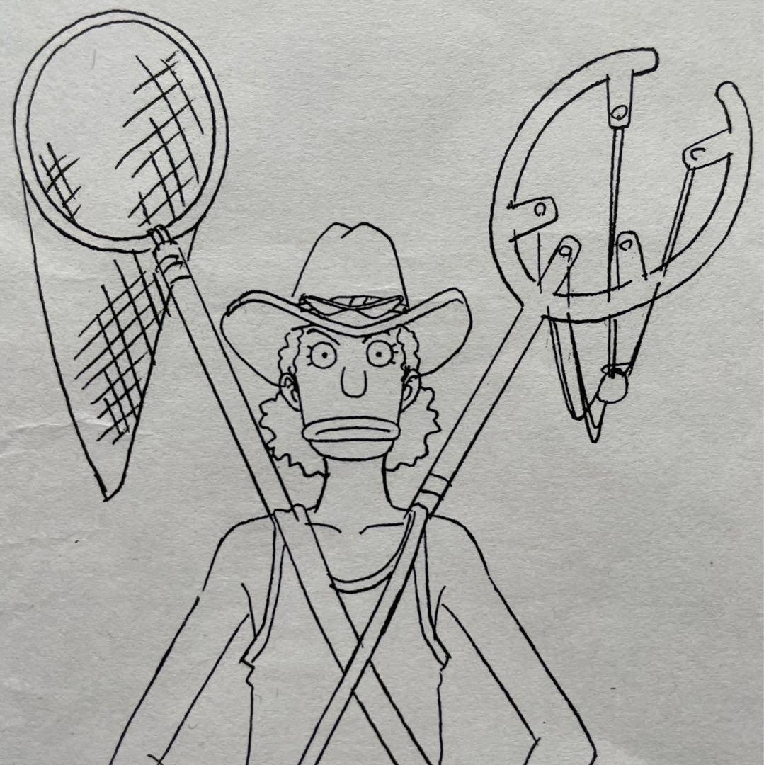 決定稿 1枚 設定資料 ウソップ Usopp ワンピース ONE PIECE