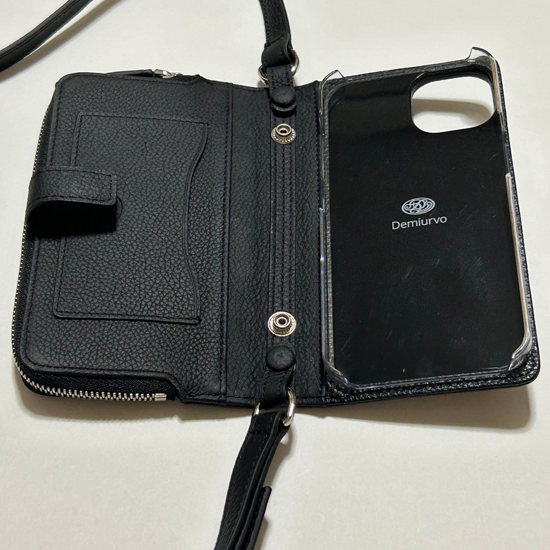 【新品未使用】デミュウDEMIU スマホケース ブラックiPhone14