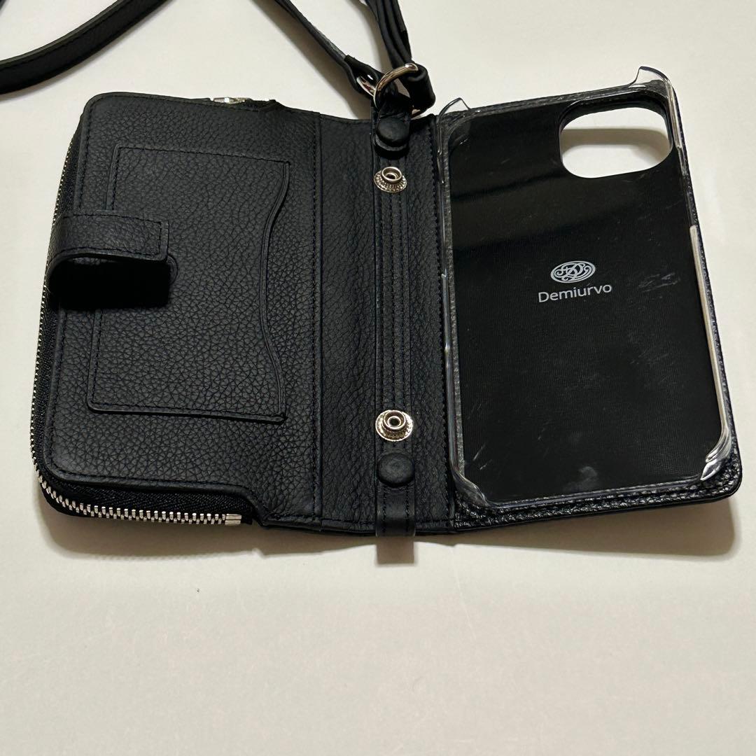 【新品未使用】デミュウDEMIU スマホケース ブラックiPhone14