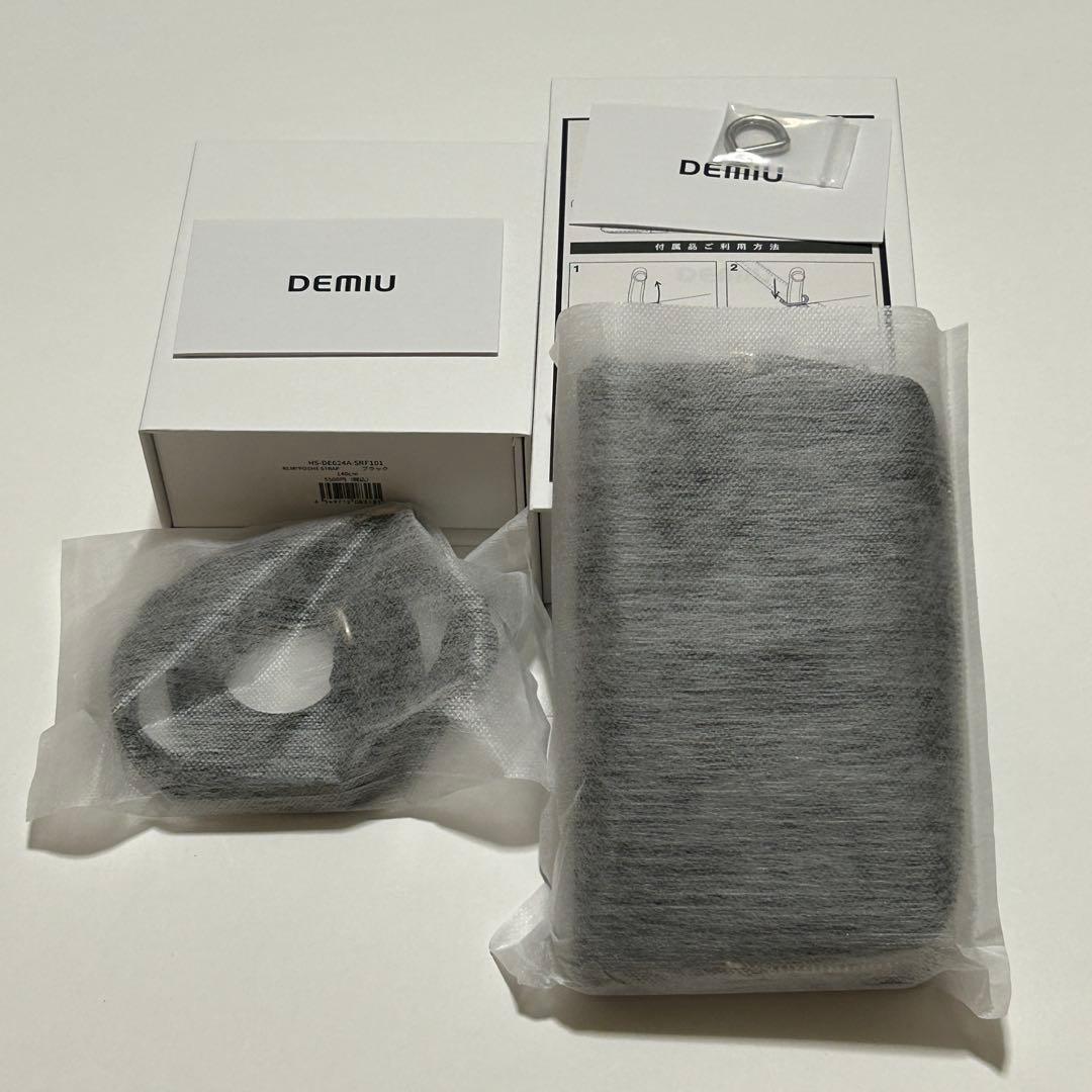 【新品未使用】デミュウDEMIU スマホケース ブラックiPhone14