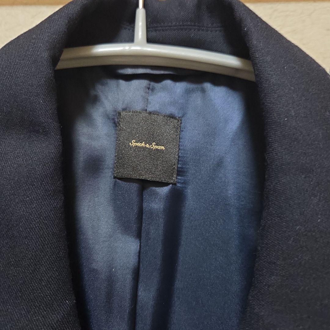 【新品未使用】Spick and Spanウールブレンドダブルブレストジャケット
