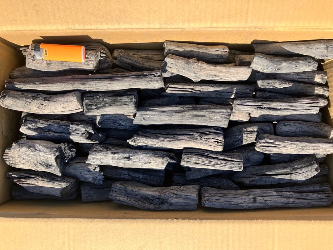 紀州備長炭 馬目切丸　１５ｋg 窯元直送品！