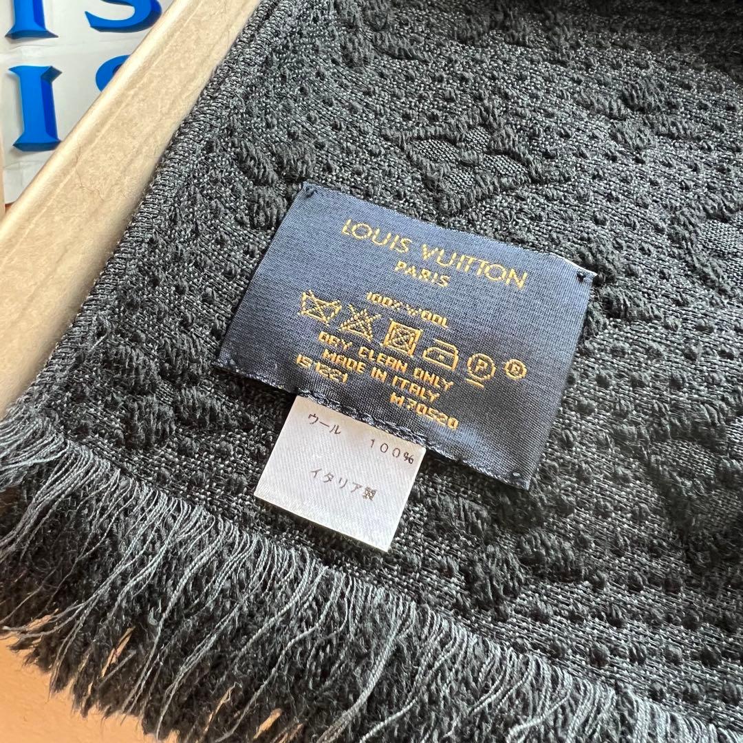 人気❗️新品箱紙袋付❗️LVロゴマフラー✨ヴィトンマフラー❗️ヴィトン　マフラー