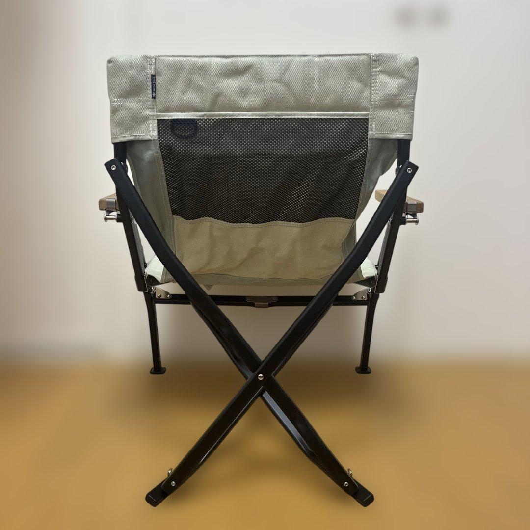  peak ローチェア　ショート　アイボリー ＋ローチェアカップホルダー