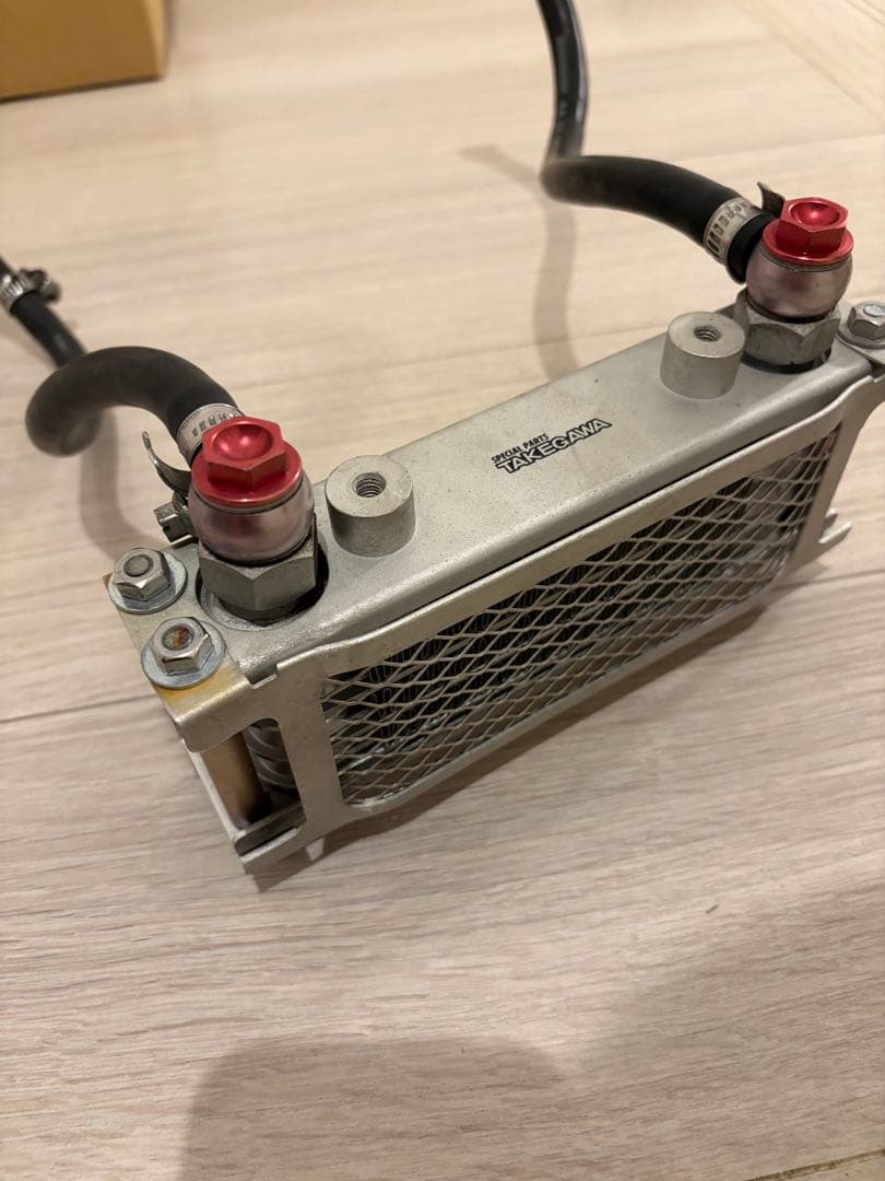 TAKEGAWA オイルクーラー アルミ製 ！！　4フィン