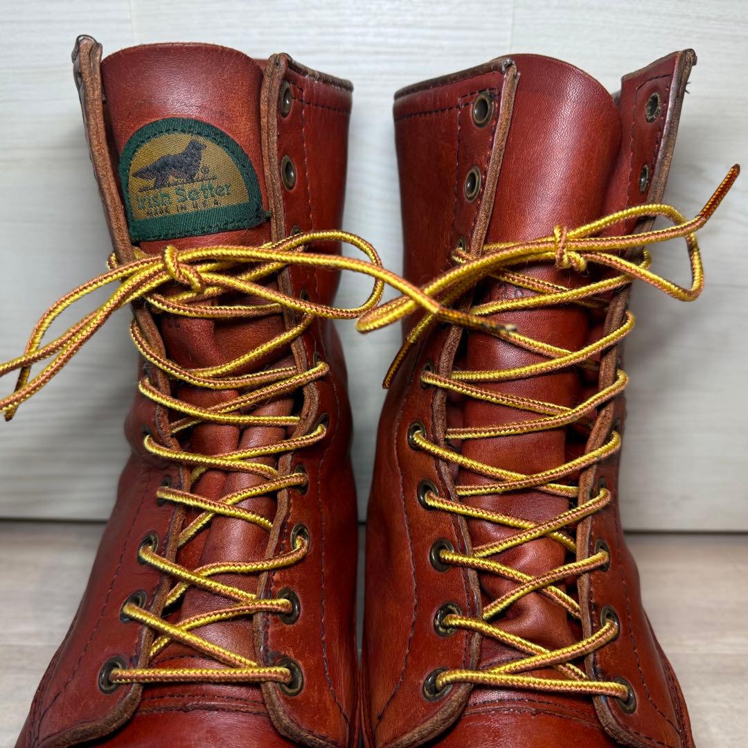 ※エリンギちゃん※貴重96's半円犬タグREDWING87725.5.cm