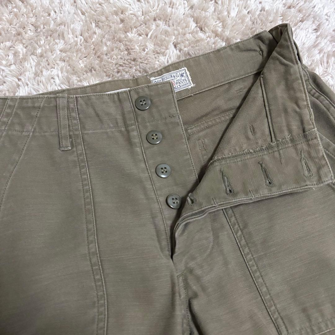 極美品！ BEAMS BOY BUZZ RICKSON'S サテンベイカーパンツ