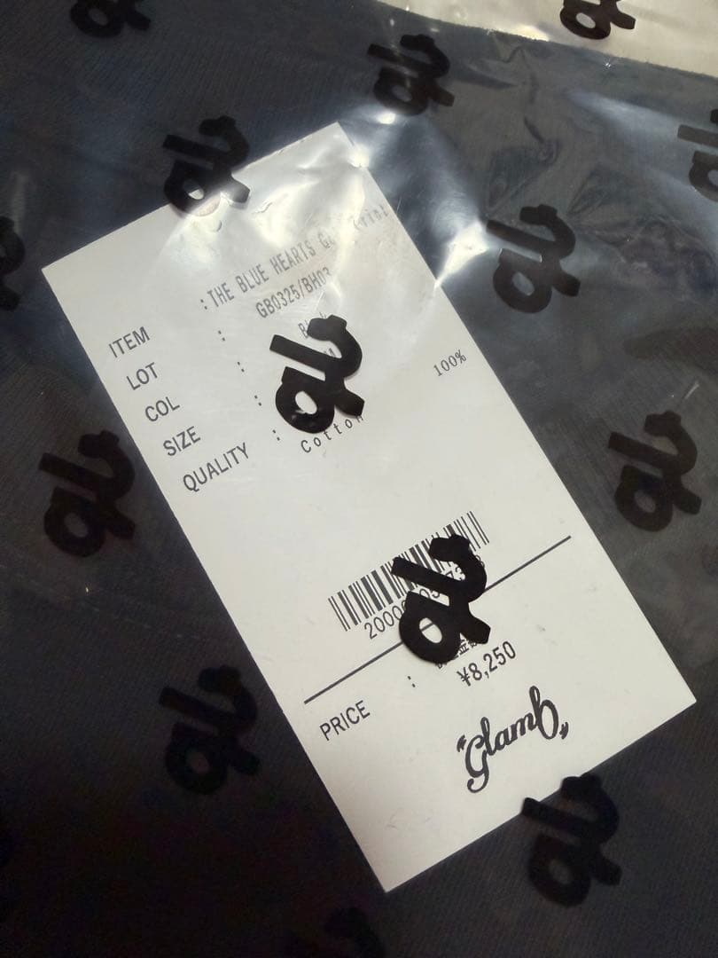 【Mサイズ】glamb ブルーハーツ 40周年記念コラボ Tシャツ