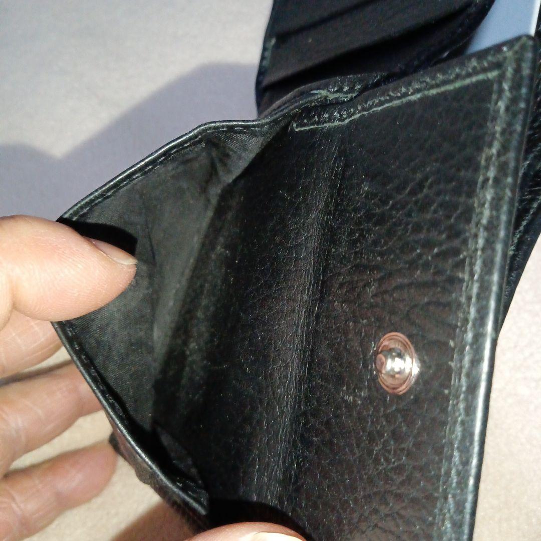 GUCCI ブラック 二つ折り財布 GGパターン