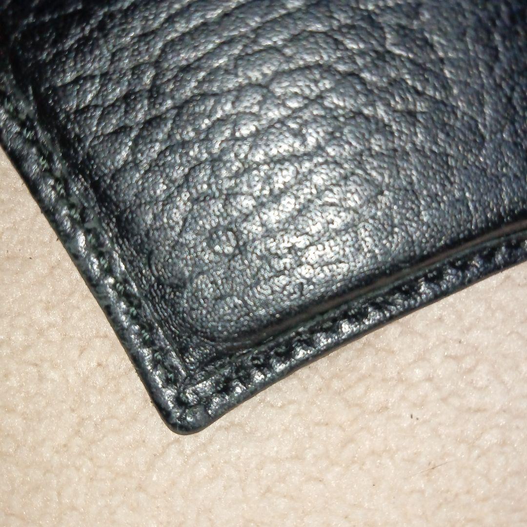 GUCCI ブラック 二つ折り財布 GGパターン