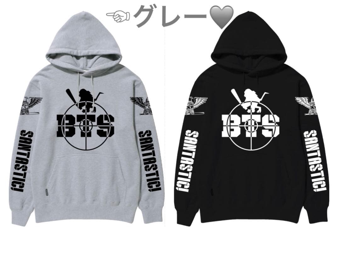 SANTASTIC！×防弾少年団パーカー　BTS