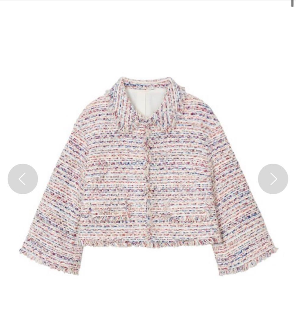 ［元値10万円］ANAYI スラブミックスツイードジャケット