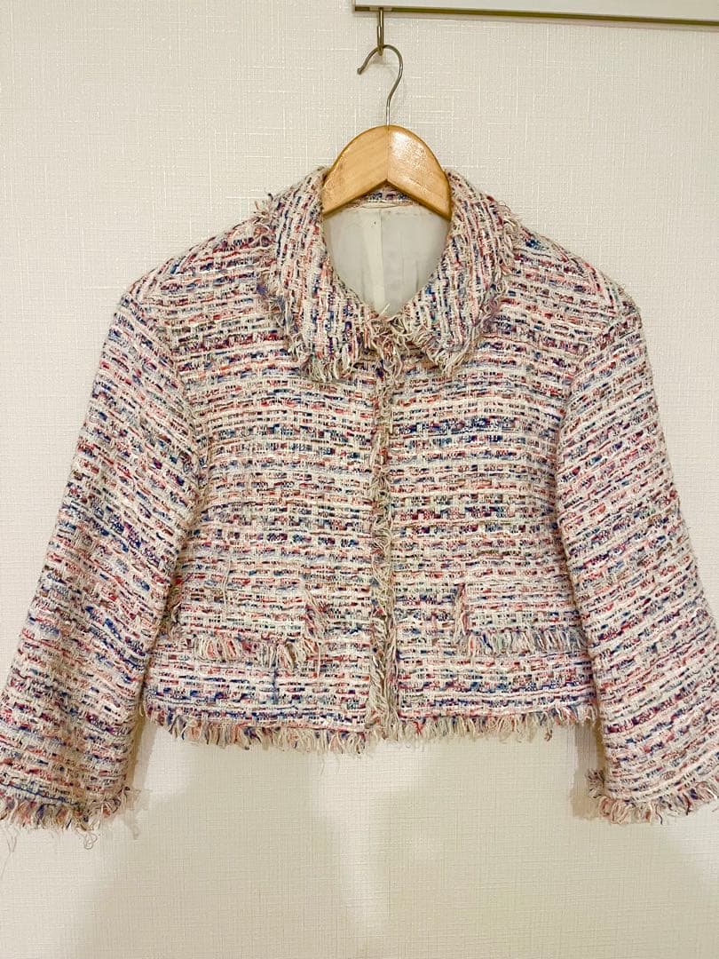 ［元値10万円］ANAYI スラブミックスツイードジャケット